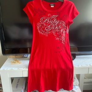“BABY GIRL” mini dress